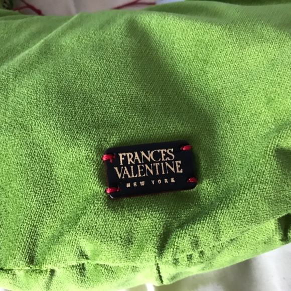 Francis Valentine green velvet Cece mini bag - Picture 8 of 8